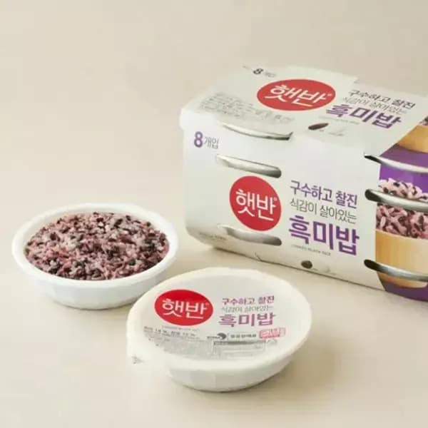 [쿠팡] 햇반 흑미밥 210g 16개 (15,960원 / 무료배송)