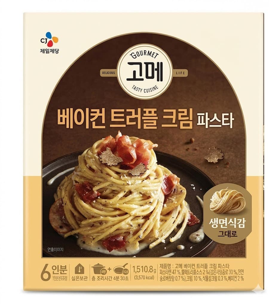 고메 베이컨트러플파스타 251.8G X 6 (16,990원)