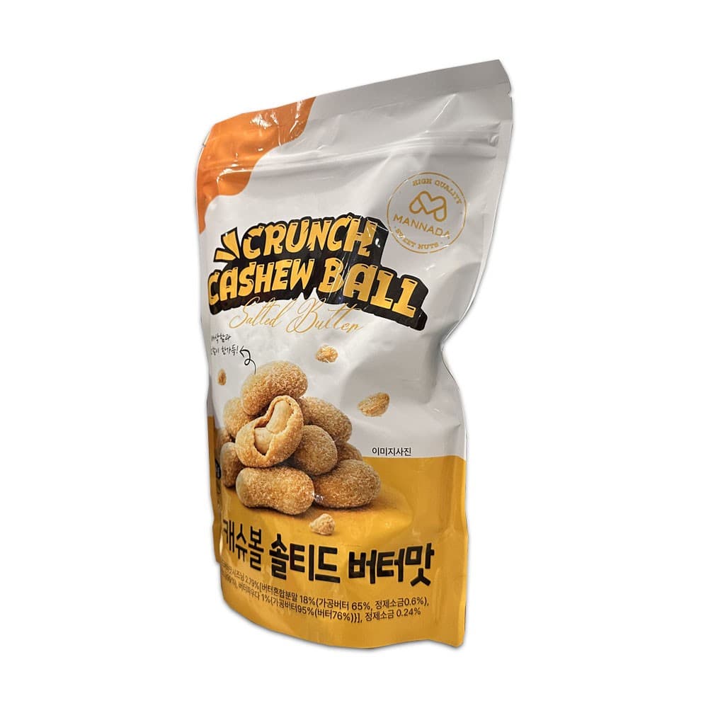 MANNADA 크런치 캐슈볼 500G (12,490원)