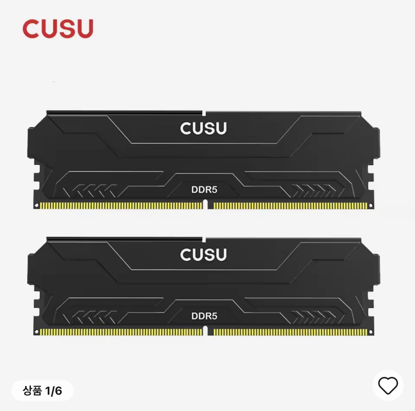 [알리] CUSU DDR5-6000MHz CL38 32GB 단일램