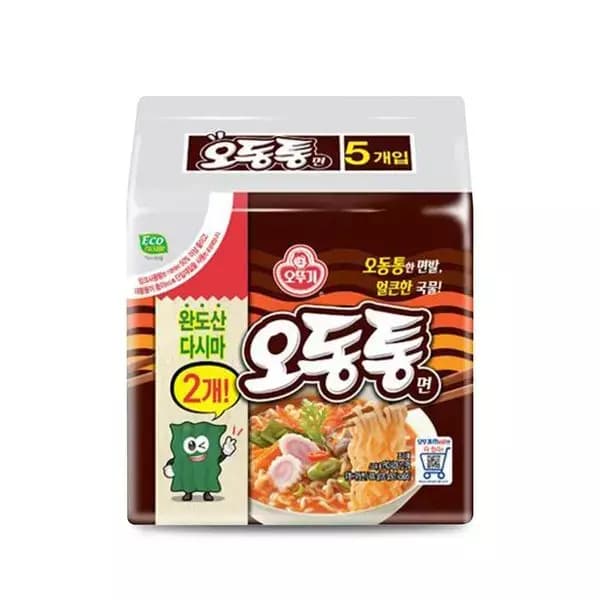 [쿠팡] 오뚜기 오동통면 120g, 5개, (1팩) (3,300원 / 무료배송)