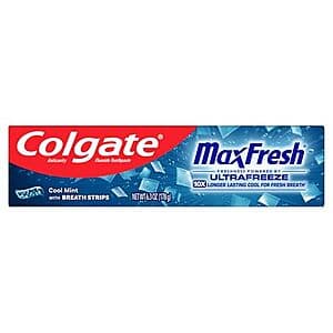 [Amazon] 6.3oz. Colgate MaxFresh Fluoride Anticavity Toothpaste ($3.99 / (약: 5,645원))