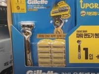 GILLETTE 질레트 프로쉴드파워 면도기세트 1+9 (47,900원)