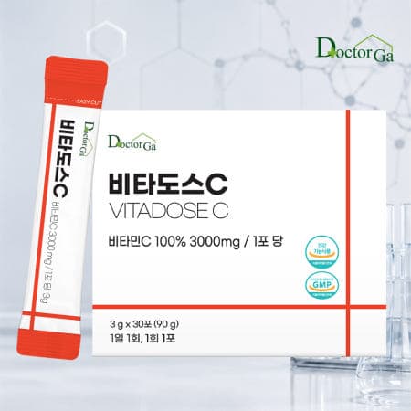 [네이버] 비타도스C 3000 순수 비타민C 고함량 비타민씨 고용량 분말 가루 스틱 30포, 1개 (2,960원 / 무료배송)