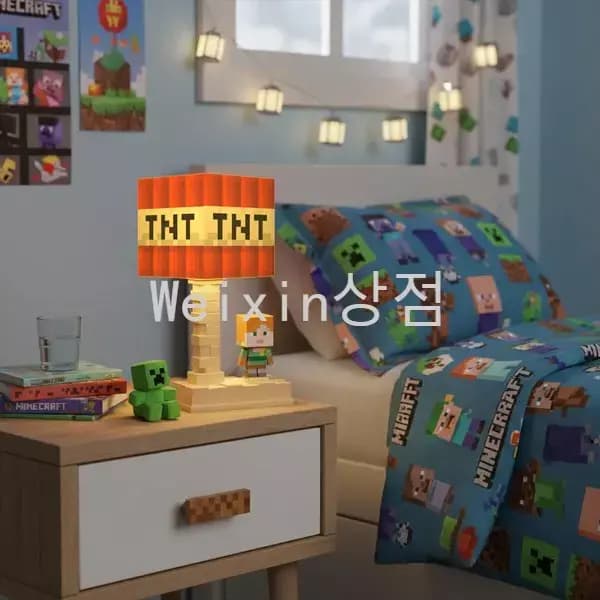 [옥션] Minecraft 마인크래프트 감성 TNT 크리퍼무드등 26종(11,900원/무료) (무료배송)