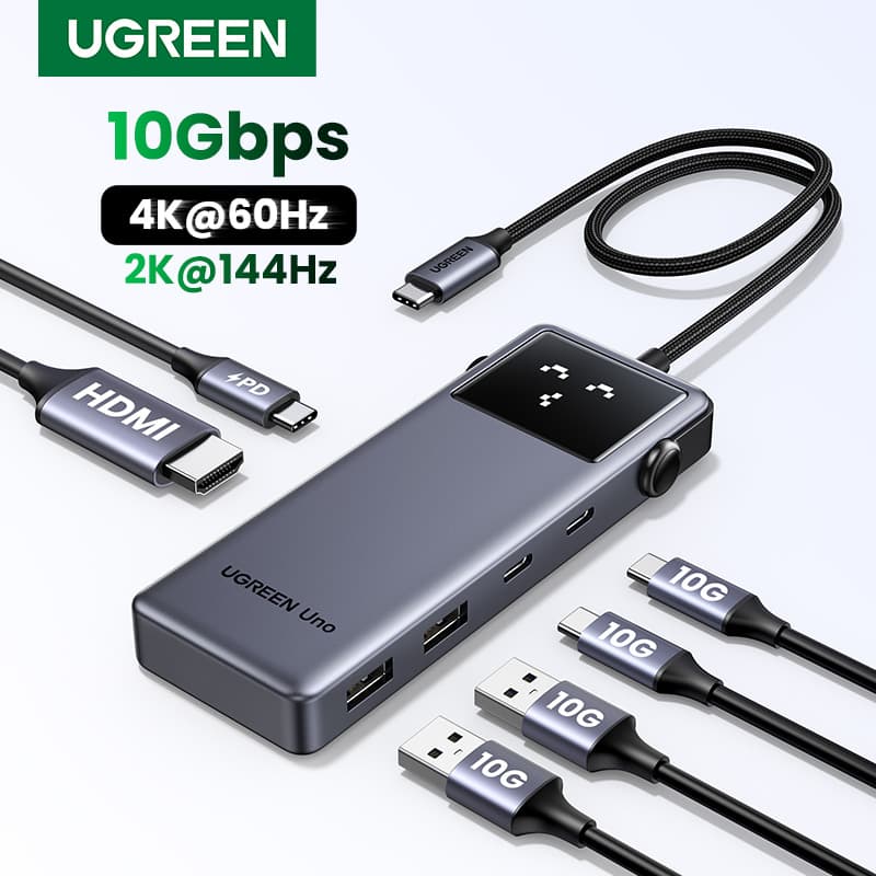 [알리익스프레스] UGREEN Uno USB-C 멀티허브 어댑터 (21,337원 / 무료배송)