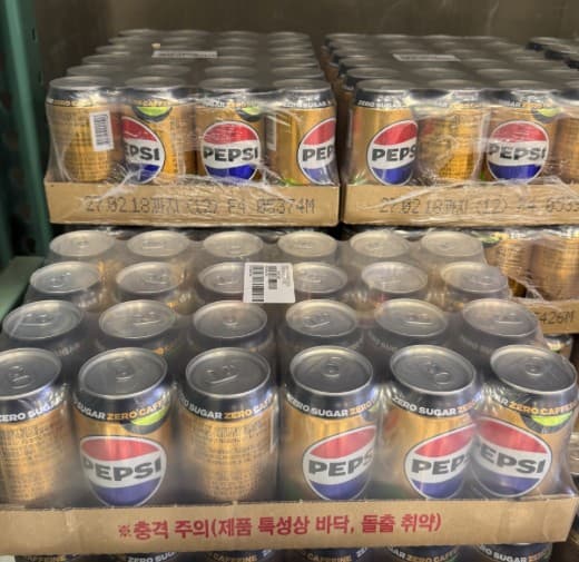 펩시제로슈가 제로카페인 355ML X 24캔 (12,990원)