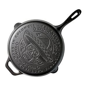 [Amazon] 12" Victoria Day of the Dead La Calaca Cast Iron Skillet ($20.99 / (약: 29,698원))