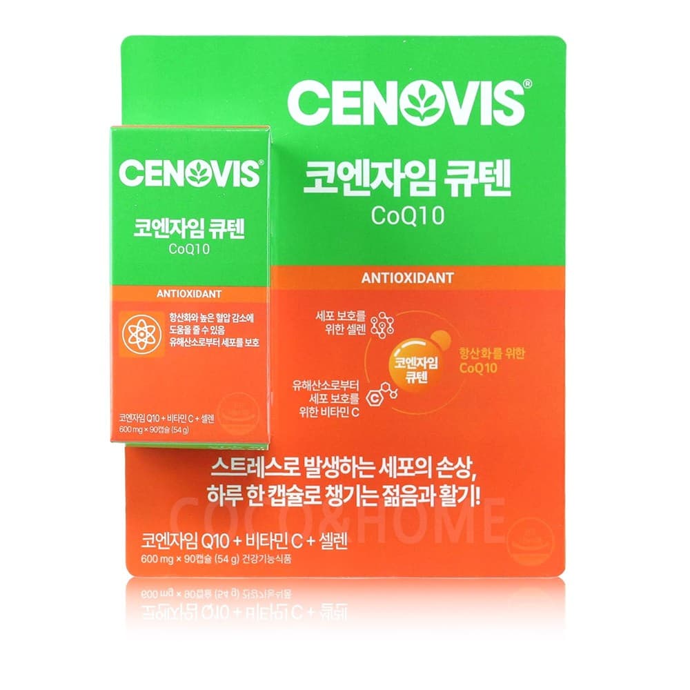 세노비스 코엔자임 큐텐 600mg x 90 캡슐 (23,990원)