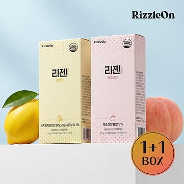 [카카오] 리젠 복숭아맛 or 레몬맛 10포x2박스 (9900원/무배) (9,900원)