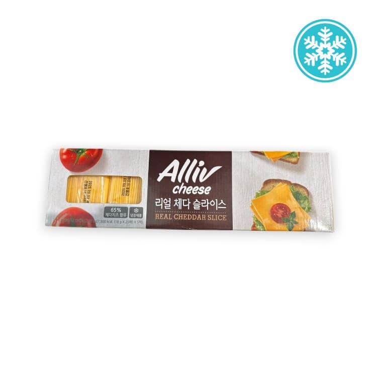 ALLIV 리얼체다 슬라이스 2.25KG (125매) (25,390원)