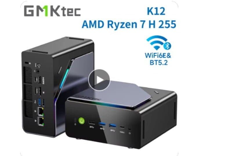 GMKtec K12 게이밍 미니 PC H255 베어본 ($177.66)무배