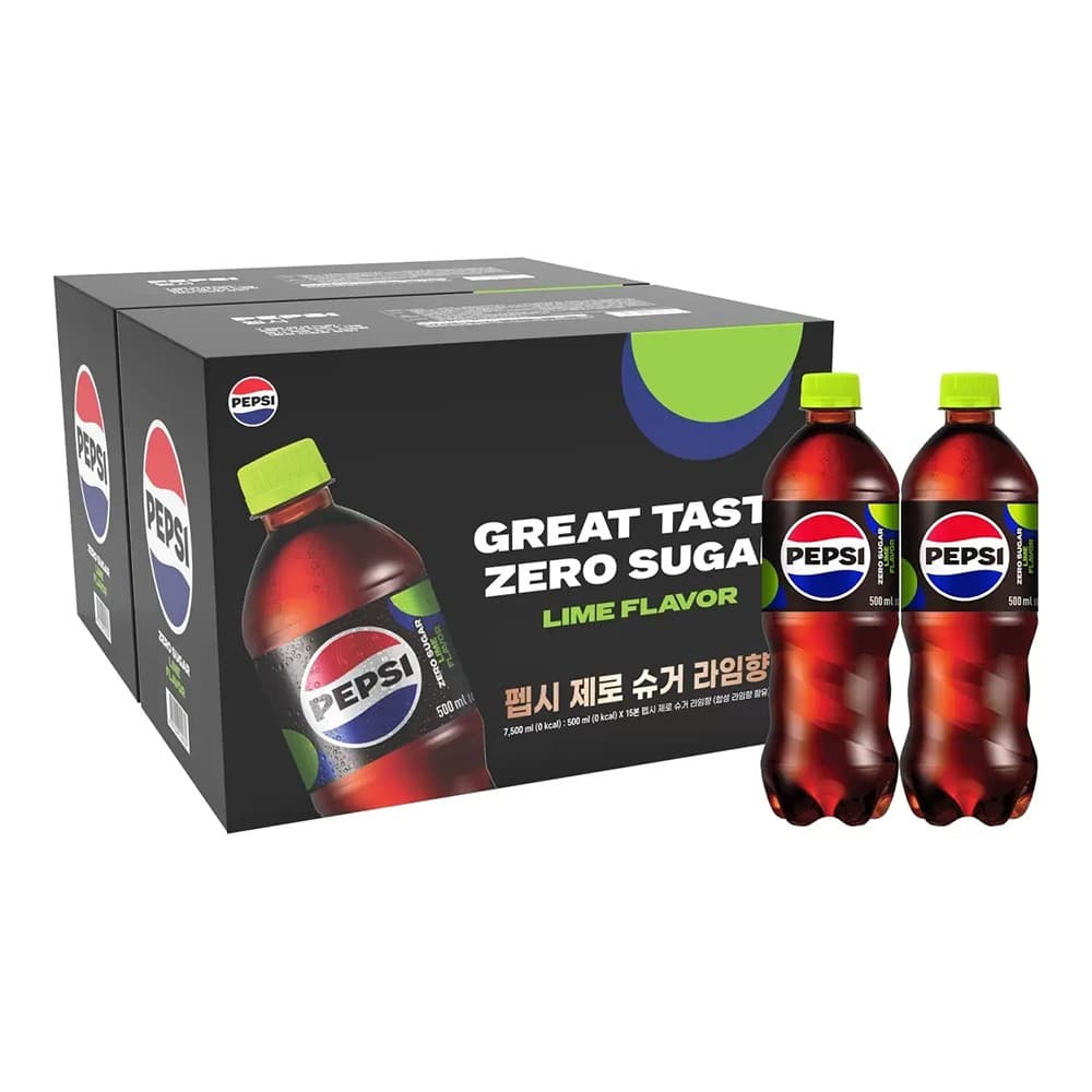 펩시콜라제로 500ML X 15 (12,990원)