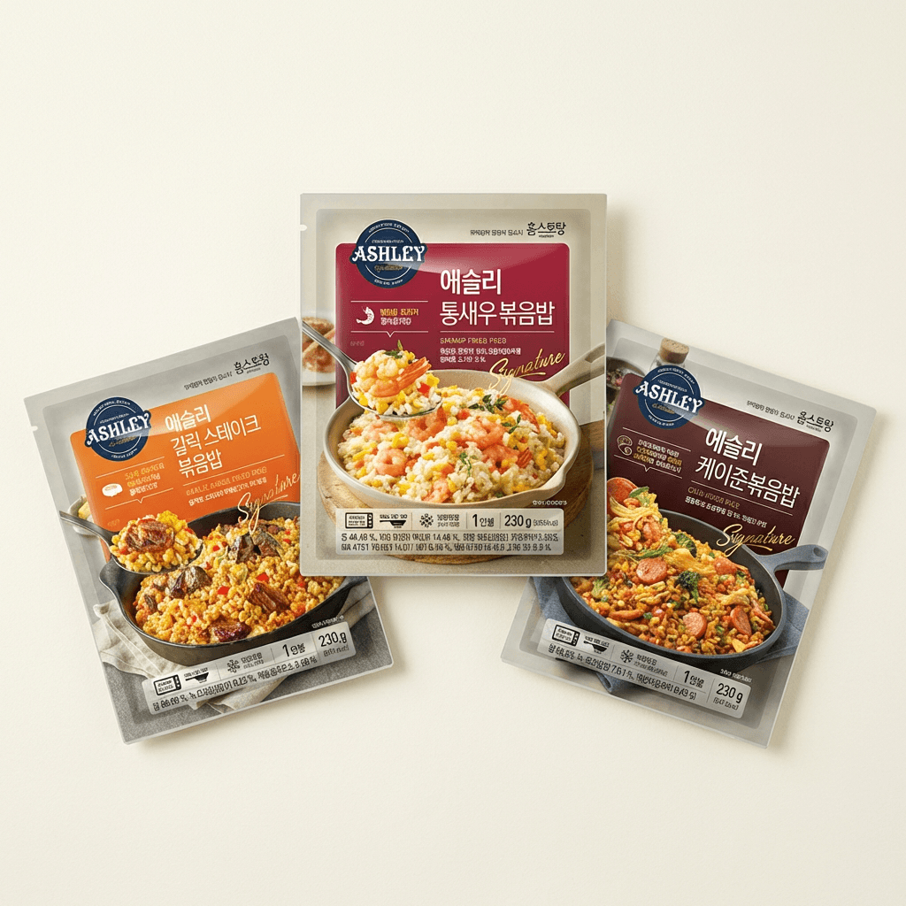 [토스쇼핑] 애슐리 볶음밥, 갈릭스테이크 2봉 +케이준 2봉 +통새우 2봉, 6봉 9,850원 초핫딜 (무료배송)