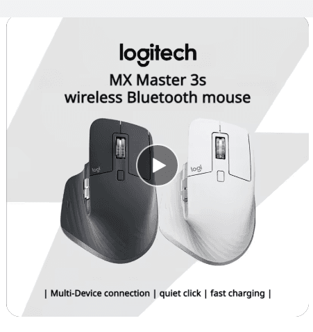 로지텍 MX Master 3S 무선 인체공학 마우스($53.51), MX 마스터 4 무선 오...