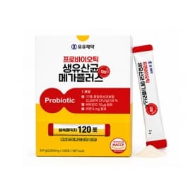 [알토란마켓] [임박] [유유제약] 프로바이오틱 생유산균 메가플러스 2,000mg x 120포 (4개월분) (무료배송) (15,900원)