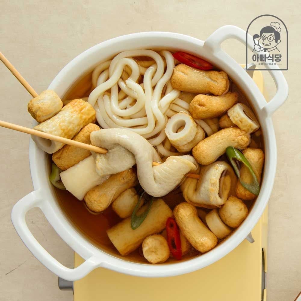[롯데온] 아빠식당 어묵탕 230g 5팩+고추냉이 소스 2봉 증정 (13,500원/무료) (무료배송)