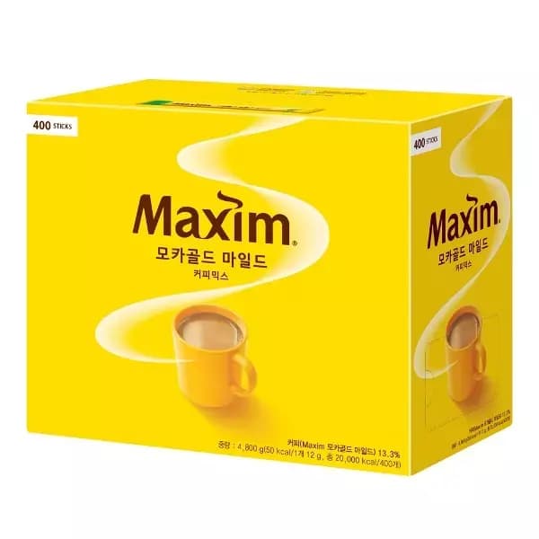 [네이버] 맥심 모카골드 커피믹스 400개입 (47,040원 / 무료배송)