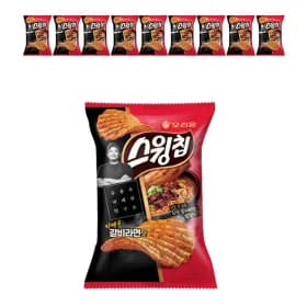 [11번가] 스윙칩 바베큐갈비라면맛 50g, 10개 (19,800원 / 무료배송)