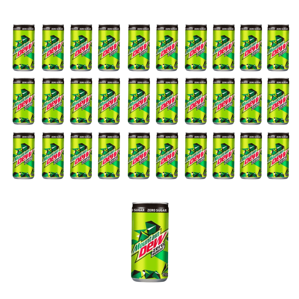 [지마켓] 마운틴듀 제로 210ml 30캔 3박스 총 90캔 (34,000원 / 무료배송)