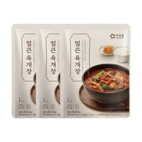 [11번가] 아워홈 얼큰 육개장 300g, 3개 (14,800원 / 무료배송)