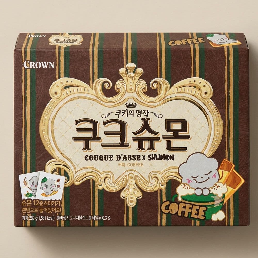 [롯데온] 쿠크다스 쿠크슈몬 커피, 289g, 2개 (7,900원/무료) (무료배송)
