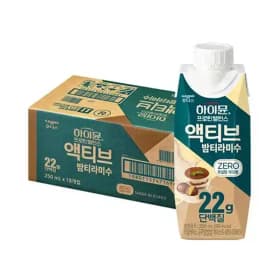 [11번가] 후디스 하이뮨 프로틴 밸런스 액티브 22g 밤티라미수 ZERO 250ml, 18입, 1개 (52,200원 / 무료배송)