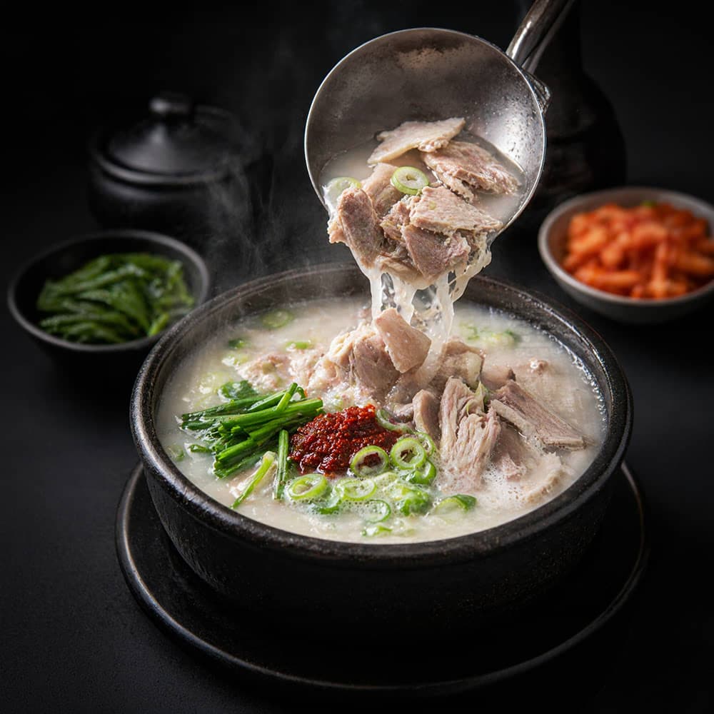 [우체국쇼핑] 옥구촌 한돈 돼지국밥 600g 6팩(다대기증정) (19,920원 / 무료배송)