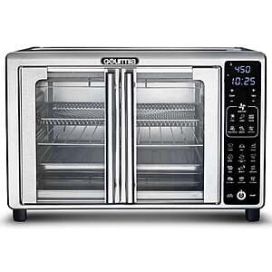 [Slickdeals] Gourmia 24L French Door 6-Slice Digital Toaster Oven Air Fryer ($89.00 / (약: 125,926원))