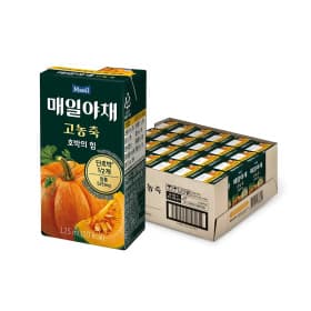 [11번가] 매일야채 고농축 호박의 힘 125ml, 24입, 1개 (29,900원 / 무료배송)