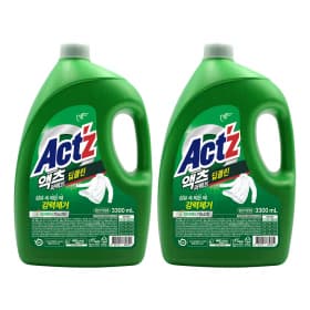 [11번가] 액츠 퍼펙트 딥클린 액체세제 용기, 3.3L, 2개 (29,800원 / 무료배송)