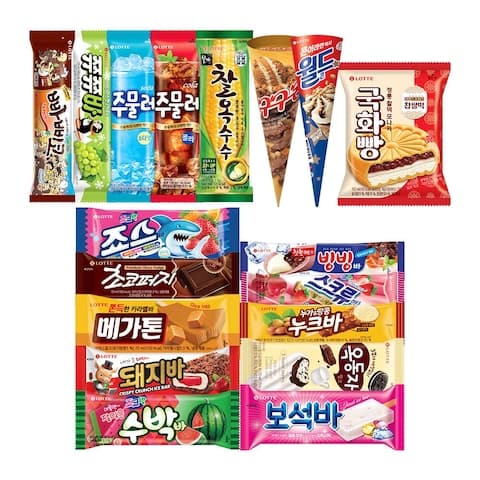 [오늘의집] 추억의 옛날 막대 아이스크림 10종 5개 혼합구성 (20,008원 / 무료배송)