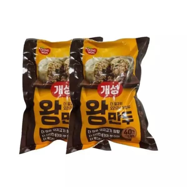 [네이버] 동원 개성 왕만두 고기 1.2kg x 2 (12,790원 / 무료배송)