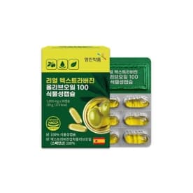 [알토란마켓] [임박] [영진약품] 리얼 엑스트라버진 올리브오일100 식물성캡슐 1,000mgx30캡슐 (1개월분) (무료배송) (10,500원)