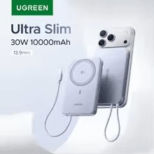 [알리익스프레스] UGREEN 유그린 울트라 슬림 30W 10000mAh ($51.97 / (약: 73,547원))