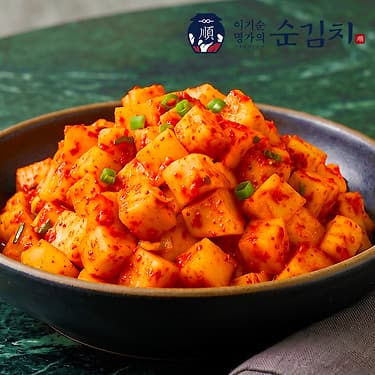 [카카오] 이기순 명인의 순 국내산 깍두기 1kg 4,930원 (무료배송)