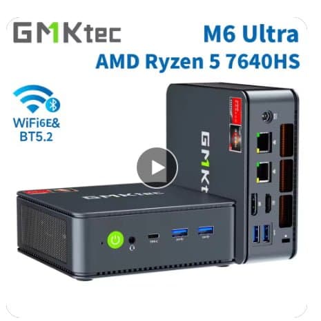 GMKtec M6 Ultra 게이밍 미니 PC ($162.58), FIREBAT F1 미니 PC (...