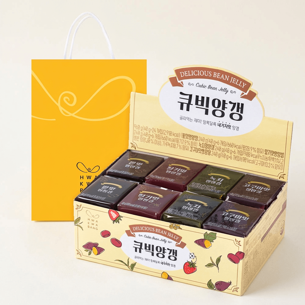 [토스쇼핑] 화과방 큐빅양갱 24입, 40g, 24개입 13,900원 (무료배송)