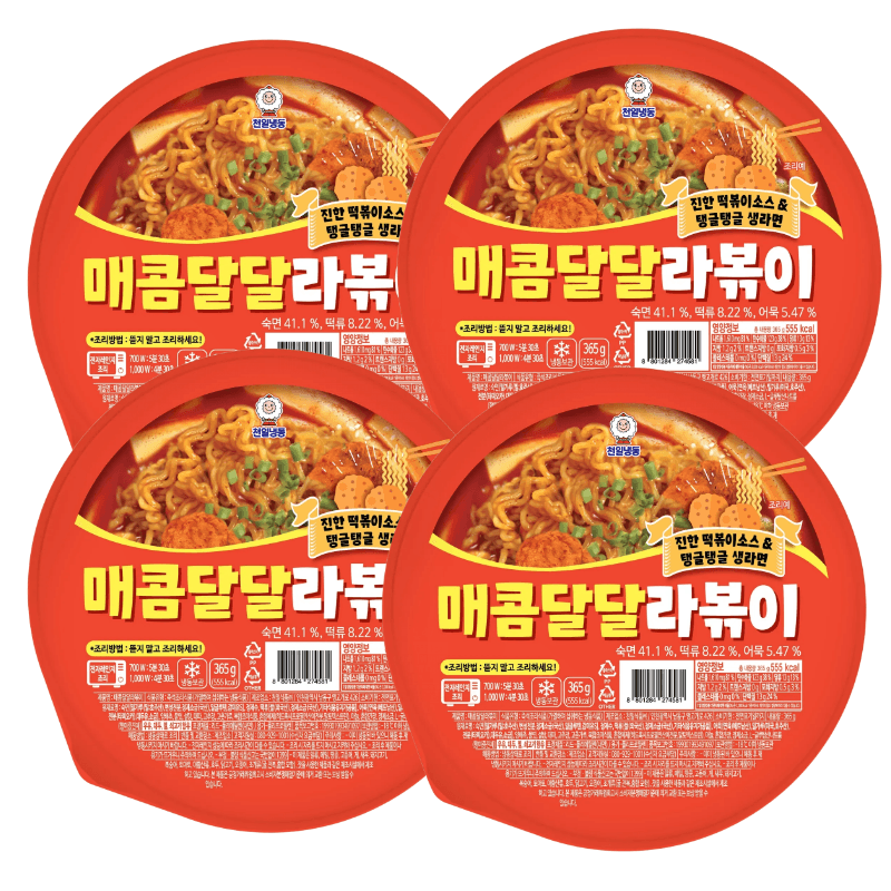[롯데온] 천일식품 매콤달달라볶이365g x 4개 (8,900원 / 무료배송)