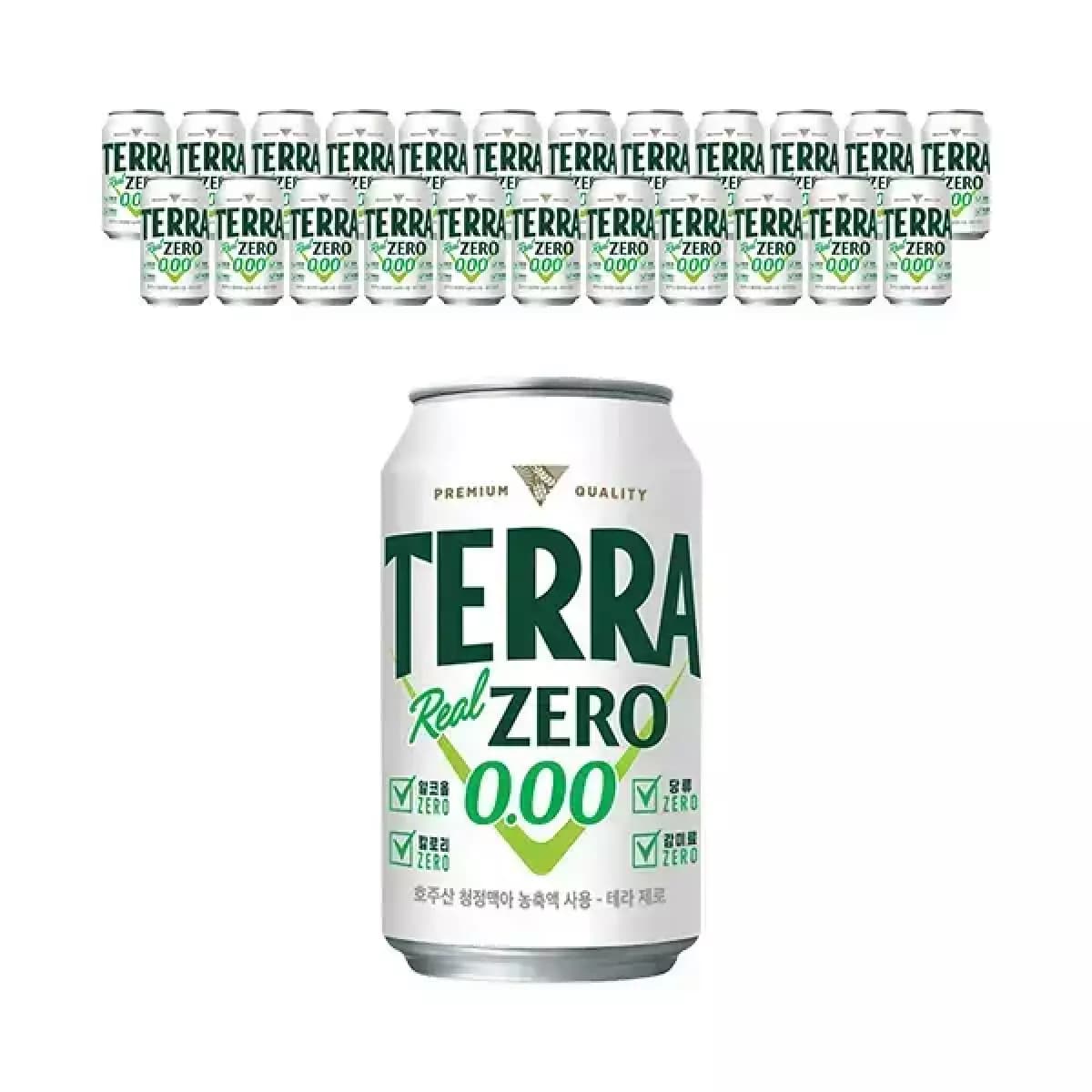 [11번가] 테라 제로 350ml 24캔 15,150원 (무료배송)