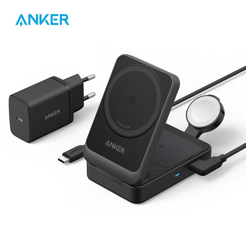 [알리익스프레스] Anker MagGo Qi2 3-in-1 충전 스테이션 ($14.00 / (약: 19,812원))