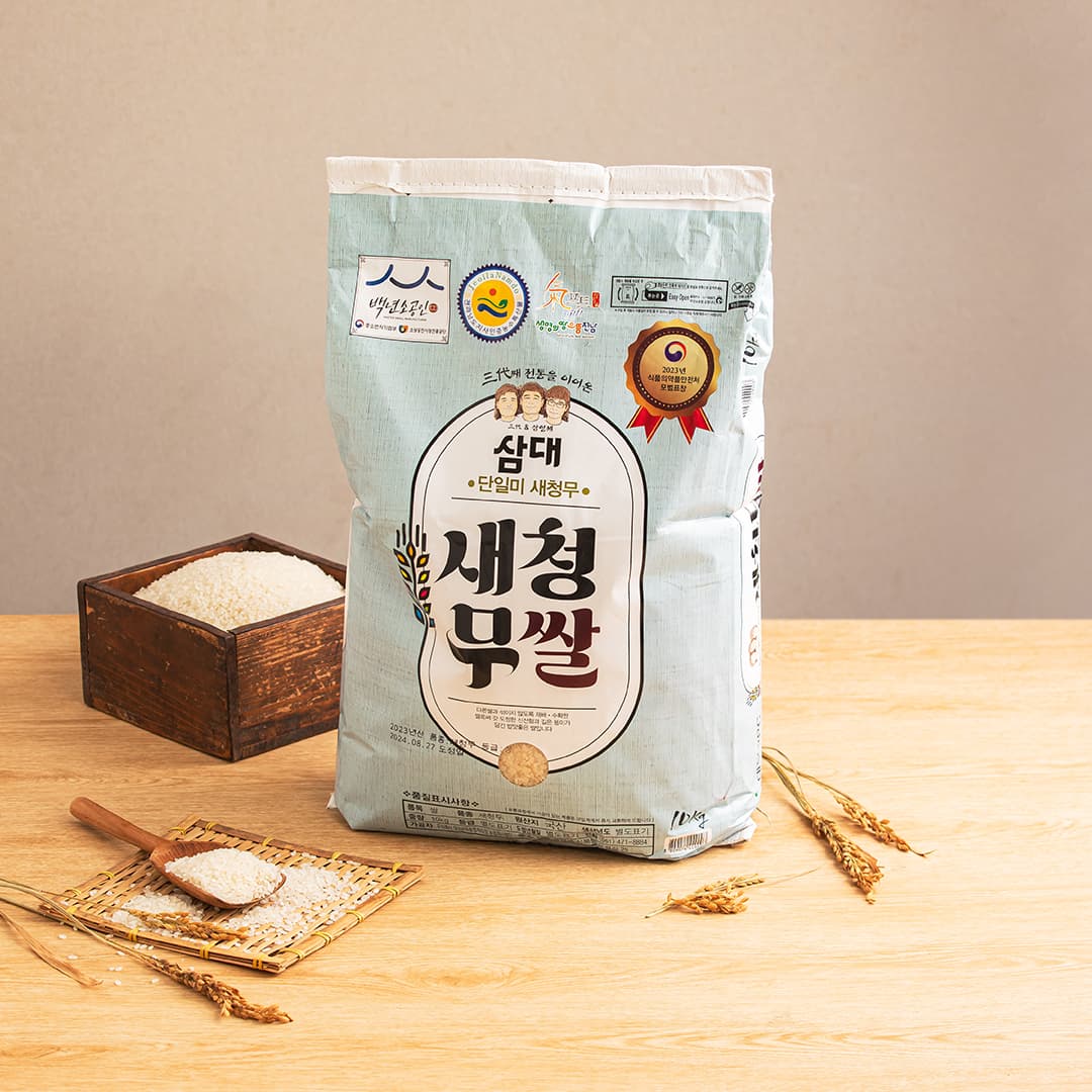 [롯데온] (농할) 삼대 새청무쌀 10kg 상등급 (28,920원/무료) (무료배송)