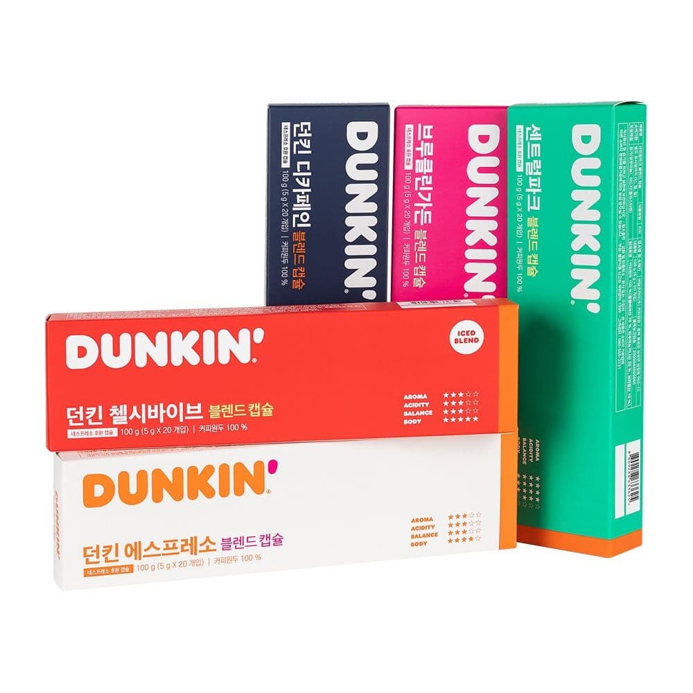 [롯데온] 던킨 네스프레소 커피캡슐 100개 결제수단 할인 26970원 (26,970원 / 무료배송)