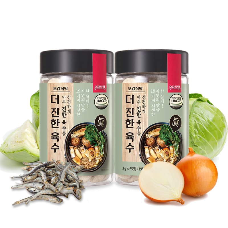 [지마켓] 더 진한 코인 육수 65정+65정 (14,720원/무료) (무료배송)