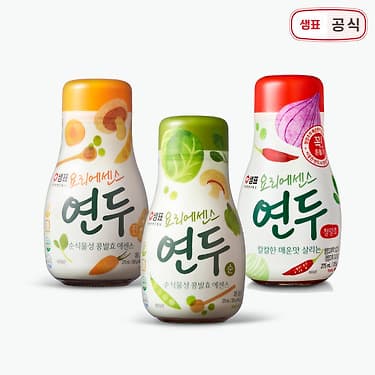 [카카오] 요리에센스 연두 3병 (9,900원 / 무료배송)