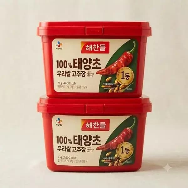 [쿠팡] 해찬들 100% 태양초 알찬 고추장, 2kg, 1개 (7,980원 / 무료배송)
