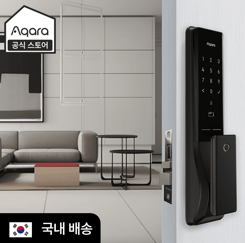 [한국본사정품] 아카라 스마트 도어락 K100 셀프설치 국내 AS (311,517원 / 무료배송)