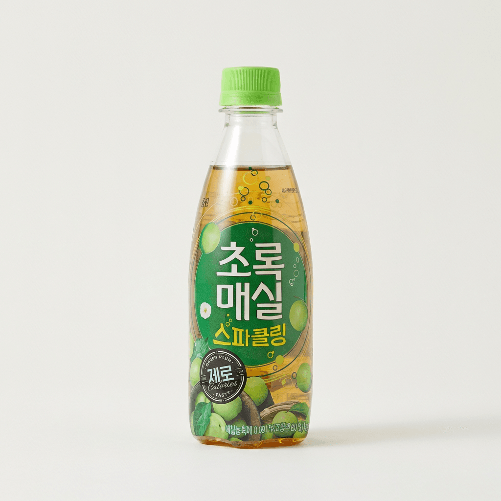 [토스쇼핑] 초록매실 스파클링 제로, 350ml, 40개(10,400/무배) (10,400원)