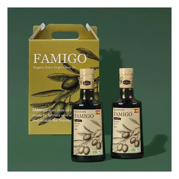 [지마켓] 파미고 선물세트 올리브오일 500ml 2병 발사믹 200ml 1병 54,870원 (무료배송)