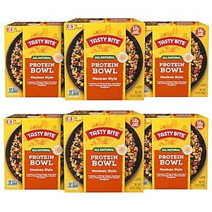 [Amazon] 6-Pk 8.8-Oz TASTY BITE Mexican Protein Bowl ($14.55 / (약: 20,591원))